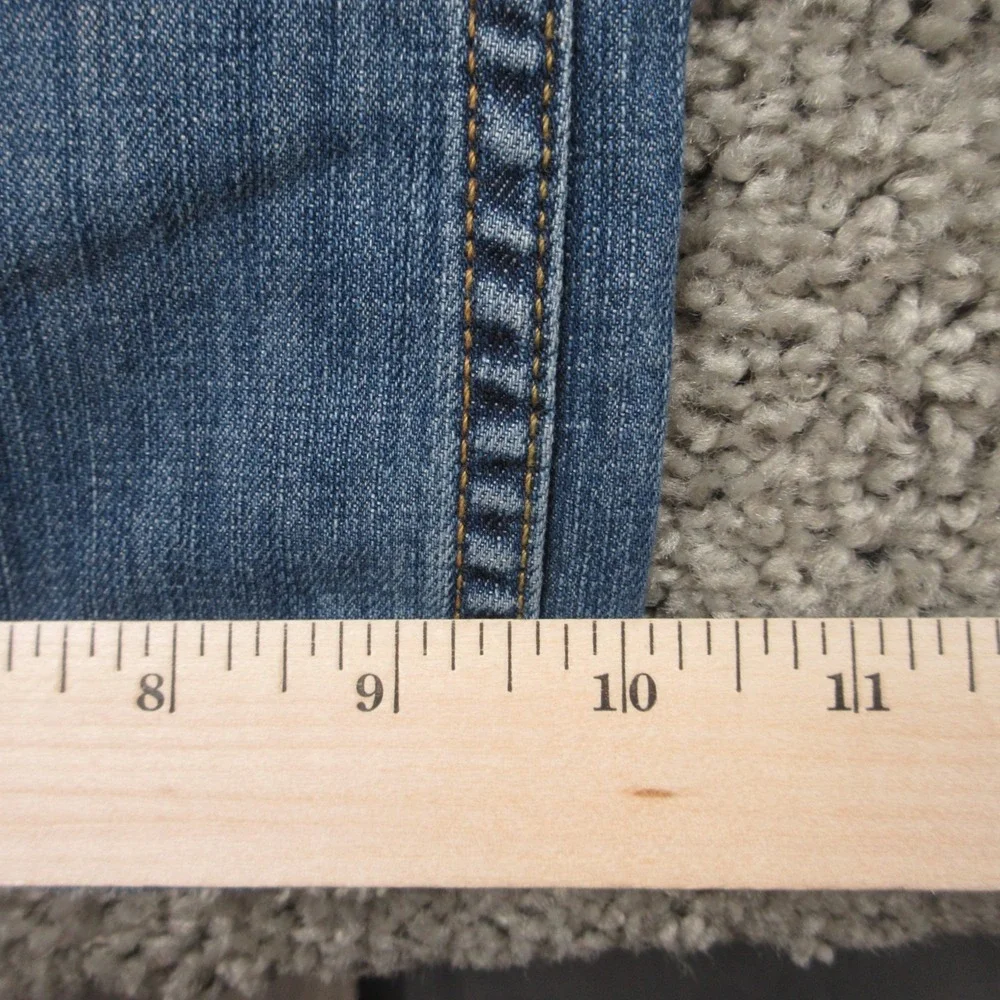 Levis Jeans Mens 36x36 Blue 527 Slim Bootcut Western Cowboy Faded Denim Pants